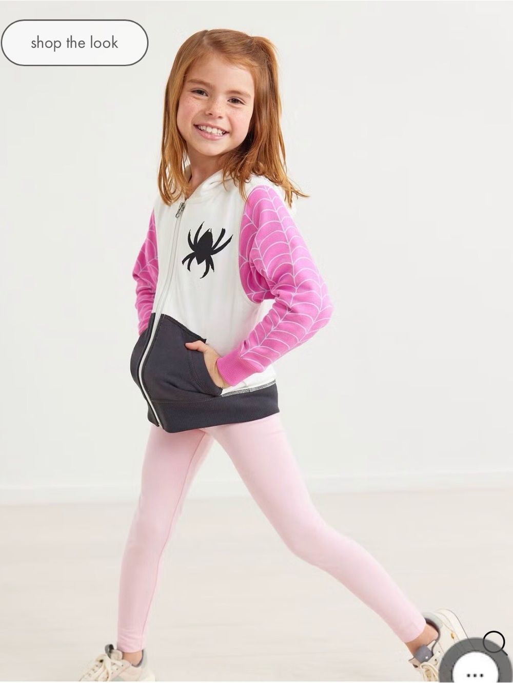 Hanna Andersson Marvel Ghost-Spider French Terry Hoodie size 3T/90 - Picture 2 of 4